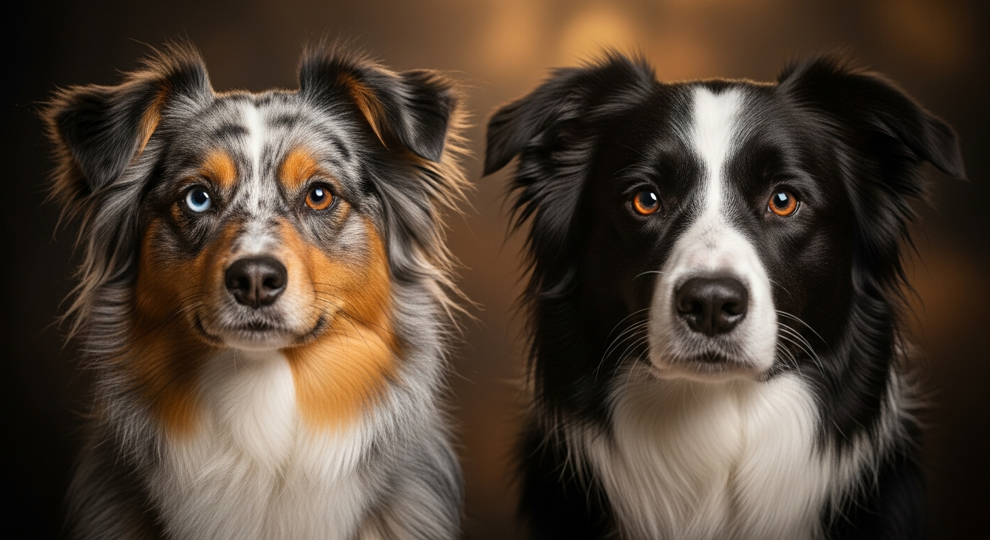 Comparaison Berger Américain Miniature vs Border Collie
